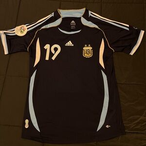 Argentina 2006 World Cup Jersey #19 Messi